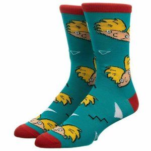 Nickelodeon Hey Arnold Men's Crew Tube Socks